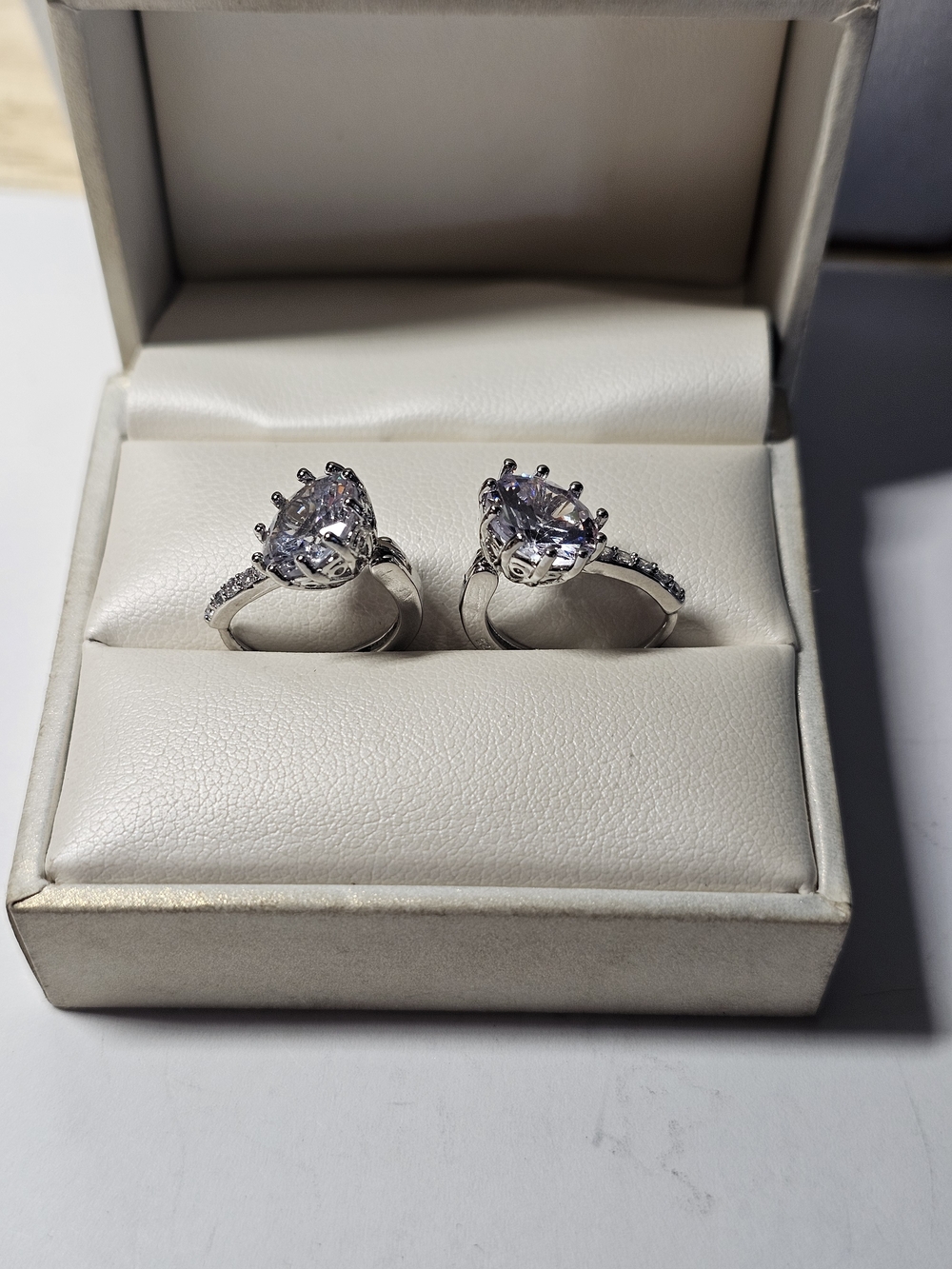 Sterling Silver 925 Teardrop CZ Earrings